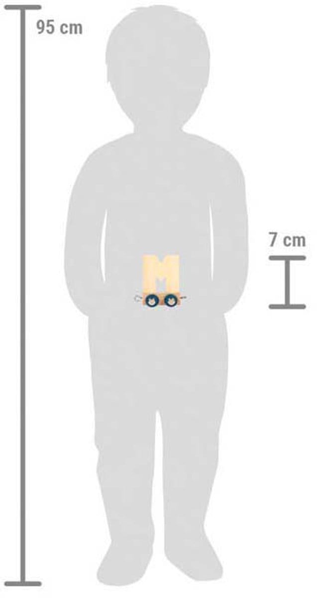 Small Foot - Wooden Letter Train Polar - M