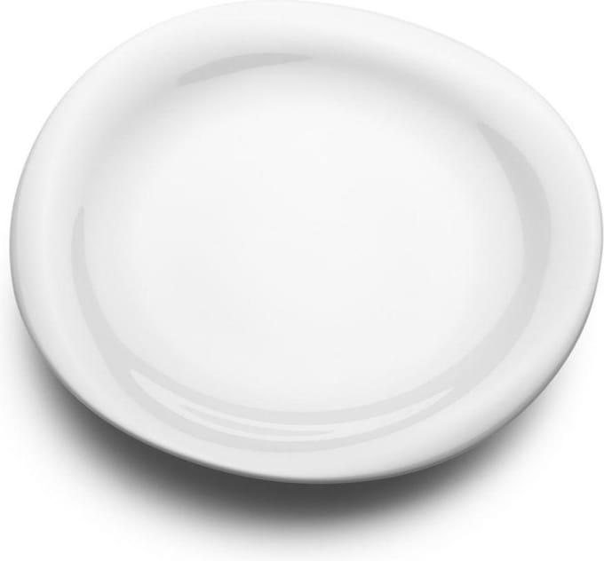 Georg Jensen Cobra Dineren Lunchbord - Porselein - Ø 21 Cm