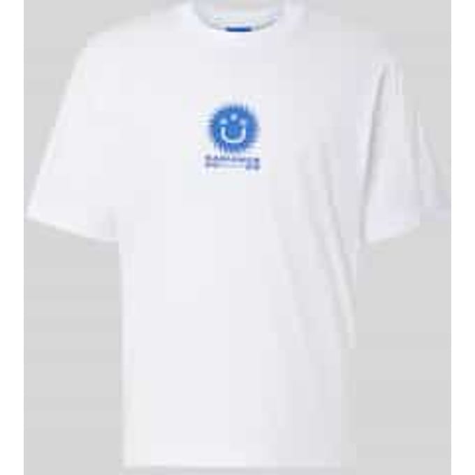 regular fit t-shirt van puur katoen model 'Nunarix'