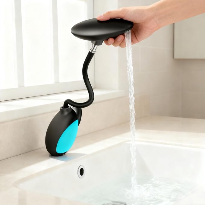 Dailygoods - Uittrekbare Waterkraan met Multicolour Verlichting