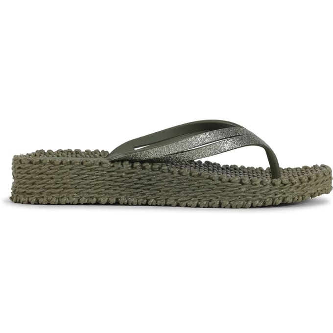Ilse Jacobsen Cheerful Slippers Donkergroen Cheerful13