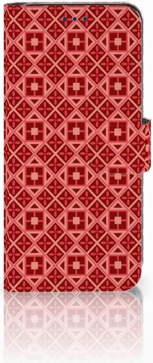 Samsung Galaxy S8 Telefoon Hoesje Batik Rood