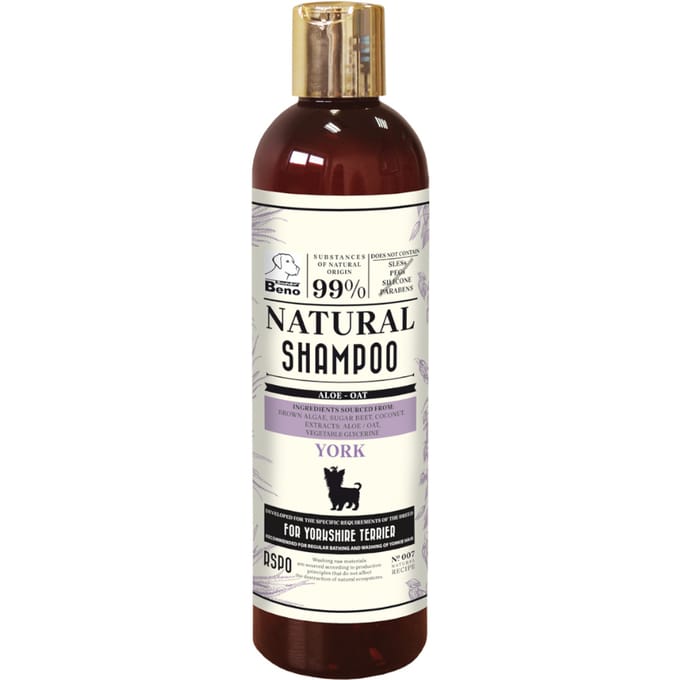 300ml Super Beno Natural Shampoo voor yorkshire Terrier hond