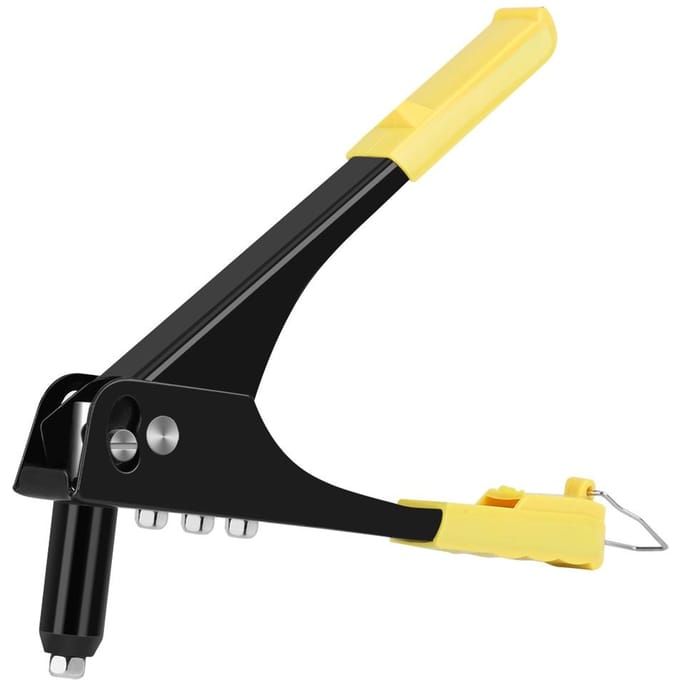 Handmatige Lichtgewicht Popnagelpistool Kit Blindklinknagel Hand Dakgoot Reparatie Heavy Duty Gereedschap black