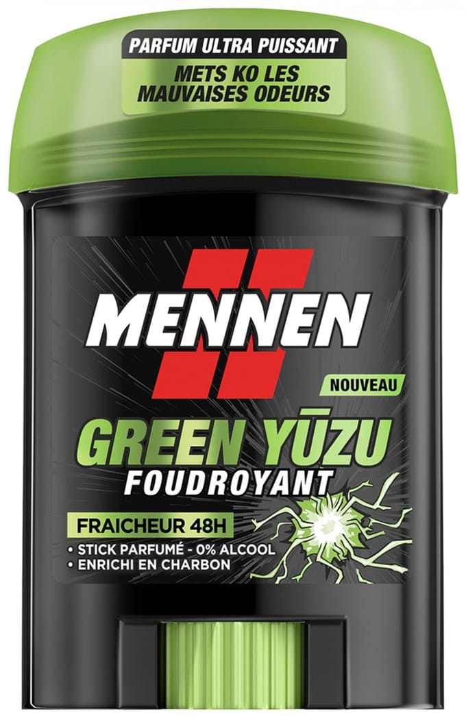 Mennen Green Yuzu 48H Freshness Deodorant Stick Large 60 ml