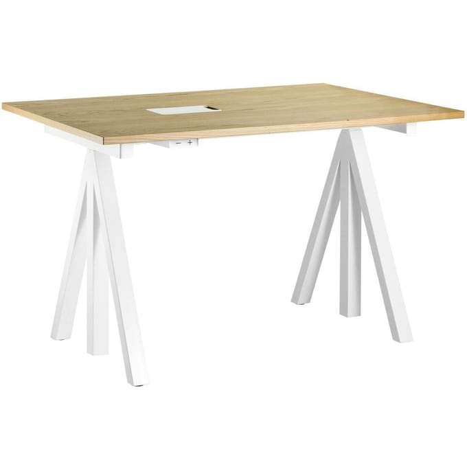 String Furniture In de hoogte verstelbaar bureau - Eiken