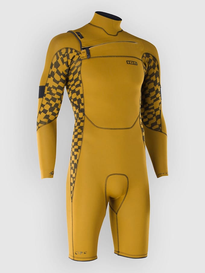 Ion Seek Core 3/2 Shorty Ls Front Zip Wetsuit zwart