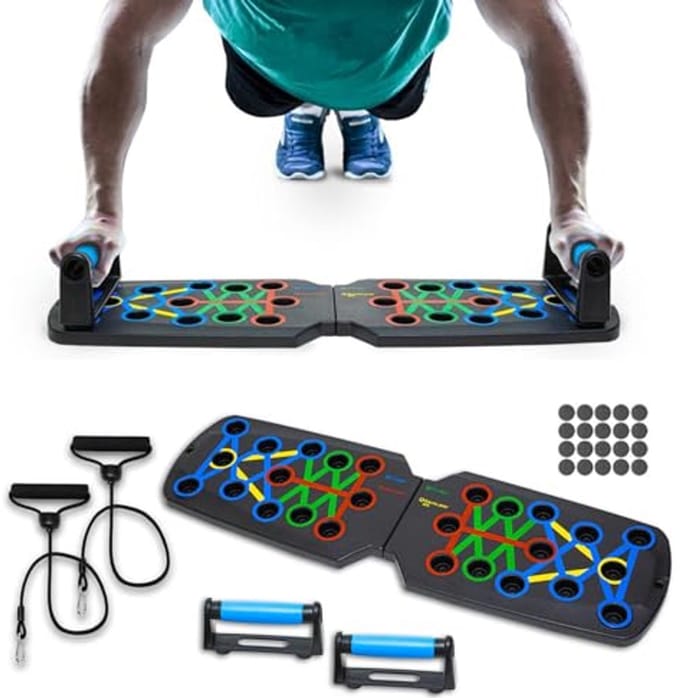 14 in 1 Push Up Board - Draagbaar en Opvouwbaar Trainingsbord voor Thuis