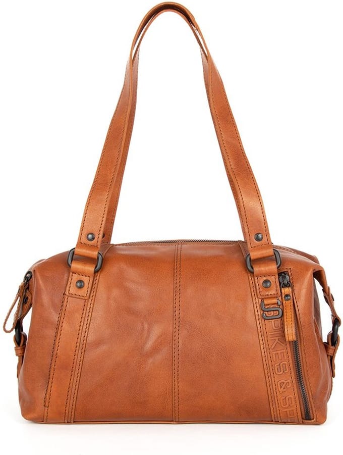Leren Handtas - Kayleigh - Brandy Cognac
