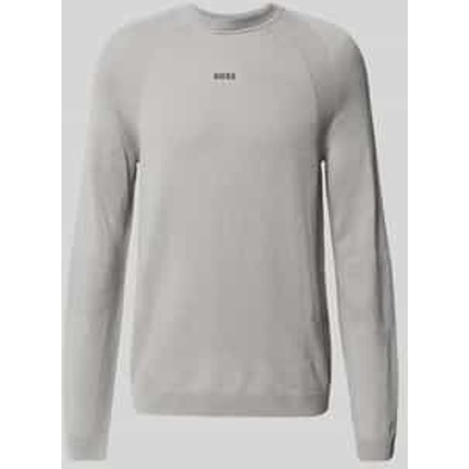 Regular fit gebreide pullover met wol