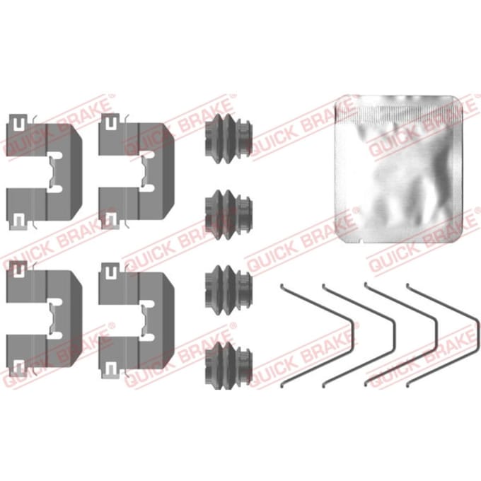 Toebehorenset, schijfremblok QUICK BRAKE 109-0100