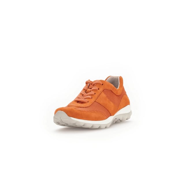 Gabor rollingsoft sensitive 66.966.32 - dames rollende wandelsneaker - Oranje - maat 35.5 (EU) 3 (UK)
