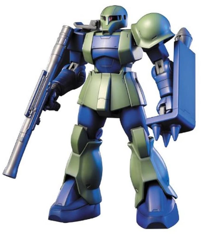 HGUC 1/144 MS-05B Zaku I Actiefiguur - Mobiel Pak