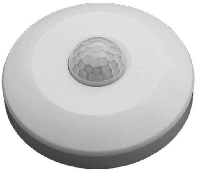 Witte Infrarood Bewegingssensor 360° Opbouw - Kunststof - Wit - SILUMEN