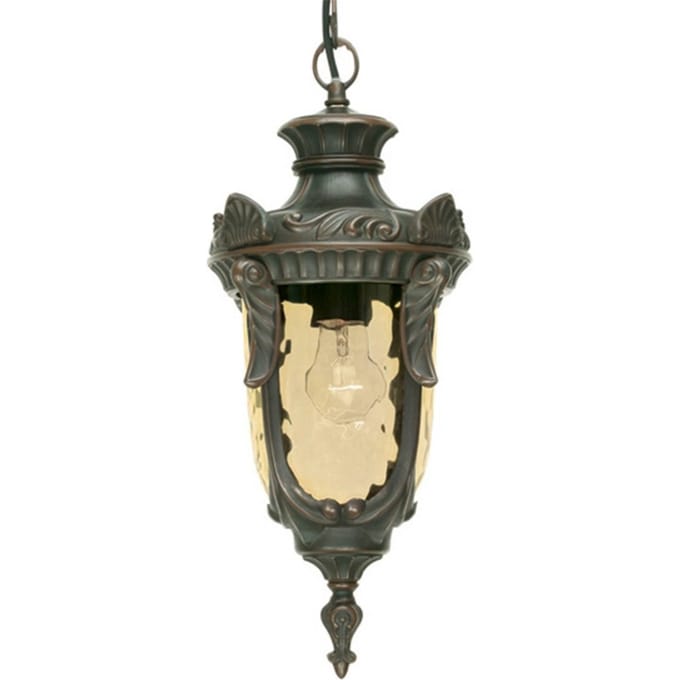 Bohemian Hanglamp - Steady Lighting - Metaal - Bohemian - E27 - L: 19cm - Voor Buiten - Woonkamer - Eetkamer - Brons