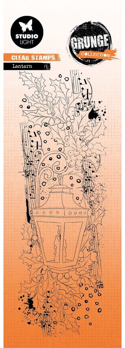 Clear stamp Lantern - Grunge collection nr. 314