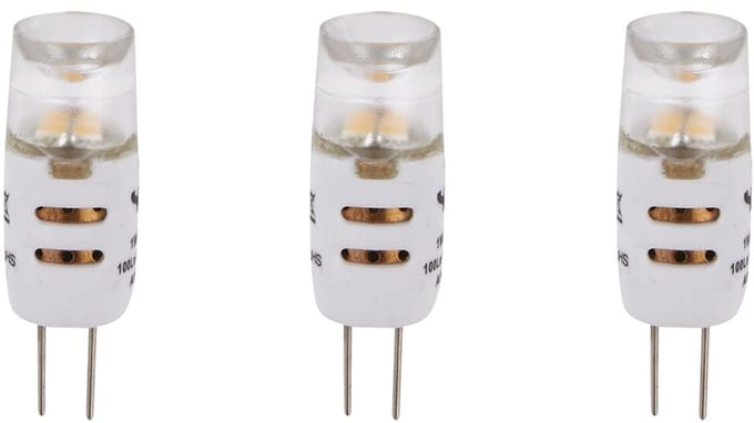SPL G4 LED Lamp 1W Dimbaar - Warm Wit - 100lm - T10 - 3 Stuks