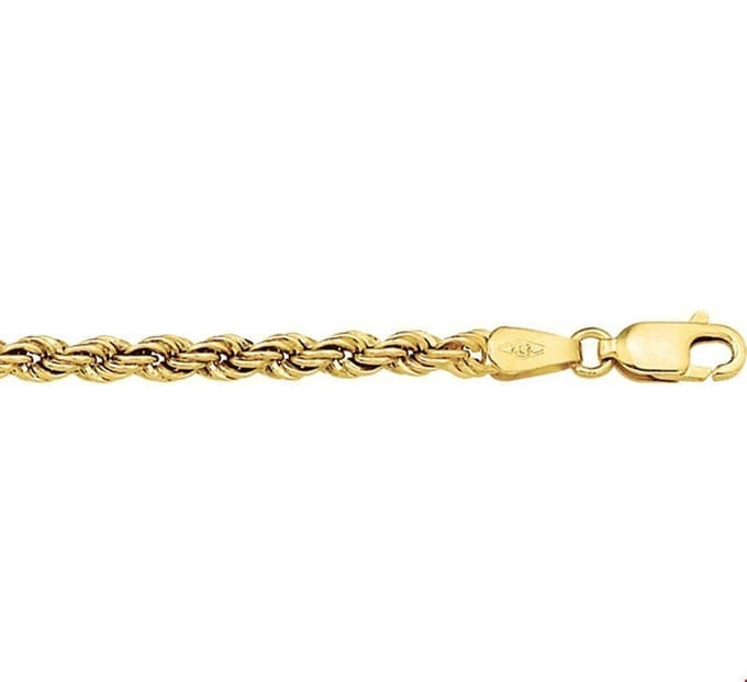 Huiscollectie 4008178 Collier Geelgoud Koord 3,3 mm