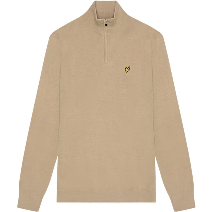 Merinowollen trui met ritssluiting Lyle & Scott