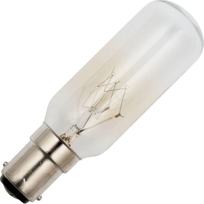 Schiefer BA15d Buis Gloeilamp | 15W 2700K 85lm 220V/230V | Dimbaar