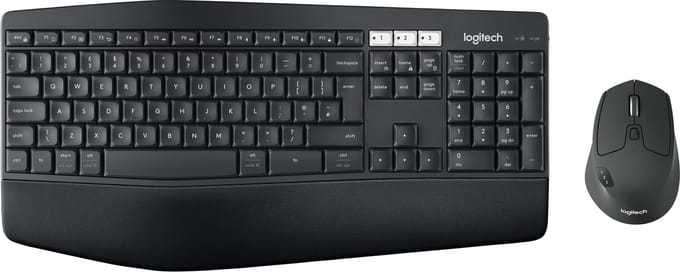 Logitech MK850 Performance - keyboard and mouse set - Spanish - Keyboard and mouse set - Spaans - Zwart