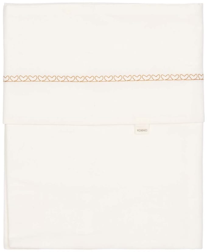 Koeka wieglaken Fall in love honeycomb 80x100
