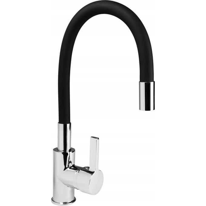 AQUI RUB - Keukenkraan - Flexibele Uitloop - Chroom - RVS