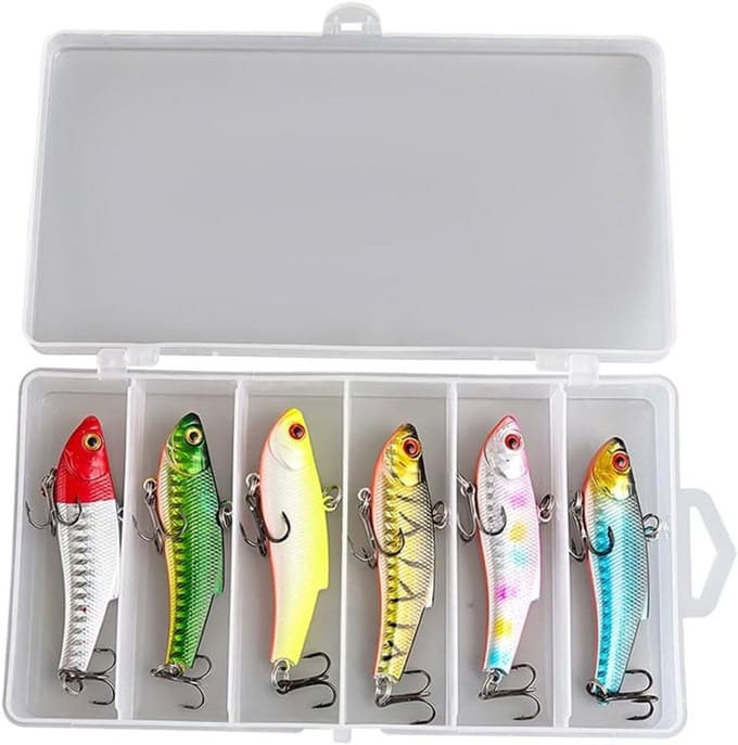 Vis Aas Set - Kunstmatig Hard Aas - Vissen Vangen - Levendige Coating - 6 Stuks 7 cm - Meerkleurig