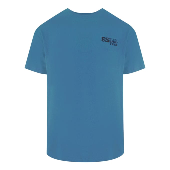 Klassiek Korte Mouwen Logo T-shirt in Teal