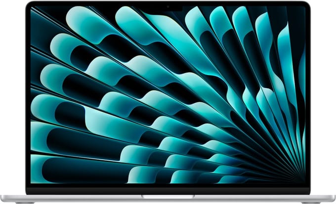 Apple MacBook Air 15 inch M5 (10 CPU / 10 GPU) 24GB/1TB Zilver QWERTY