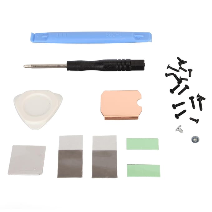 voor Steam Deck SSD Heatsink Thermal Pad M.2 2230 NVME SSD Koperen Koellichaam Koeling Thermische Pasta white