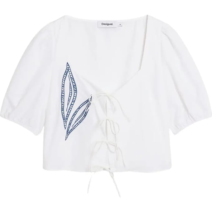 Blouse met decoratieve sluiting voor dames Desigual