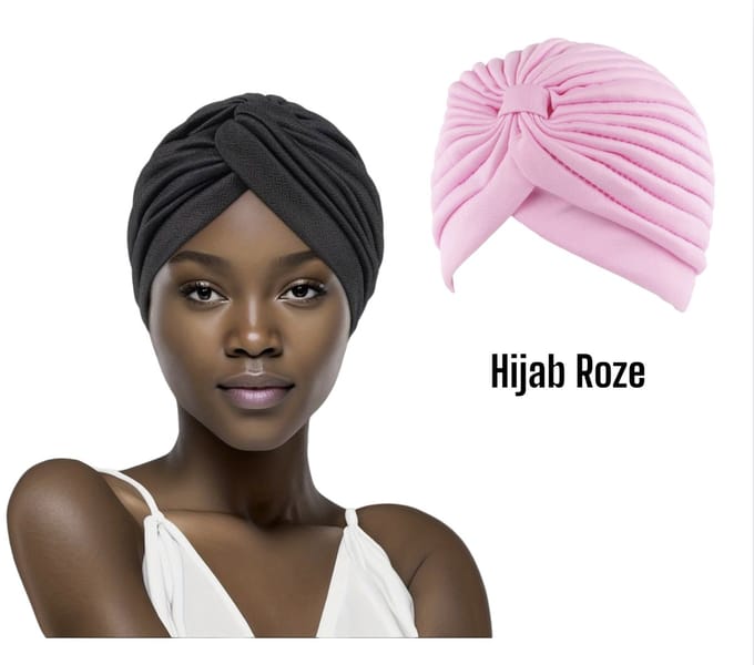 Cabantis Hijab - Hoofddeksel - Islamitisch - Tulband - Chemo - Muts - Roze