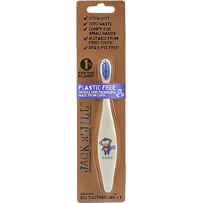 Jack N' Jill Bio Toothbrush Monkey 1 st