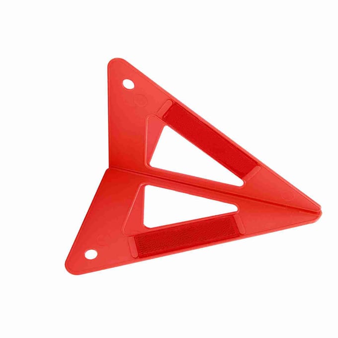 Panneau d'arrêt de sécurité réfléchissant portable pour panne de voiture red