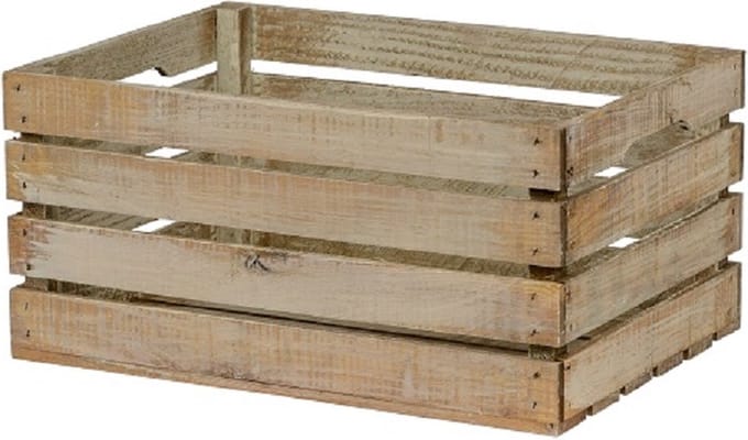 Houten Kist - Groot, Old Look / Opbergkist / Geschenkverpakking / Gift / Kado