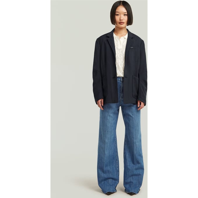 G-Star 3d Bf Blazer Osaka Blue Taglia: S | Blazers Outlet | Donna | Blu