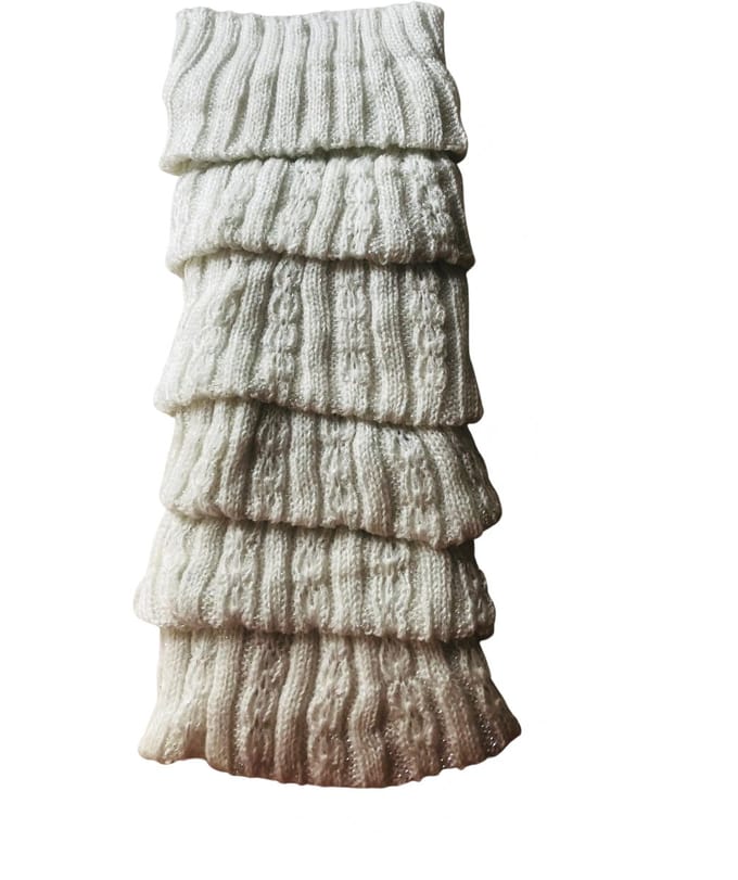 Modieuze Warme Beenwarmers / Sleever / Legwarmer | Beenwarmer | One Size - Wit
