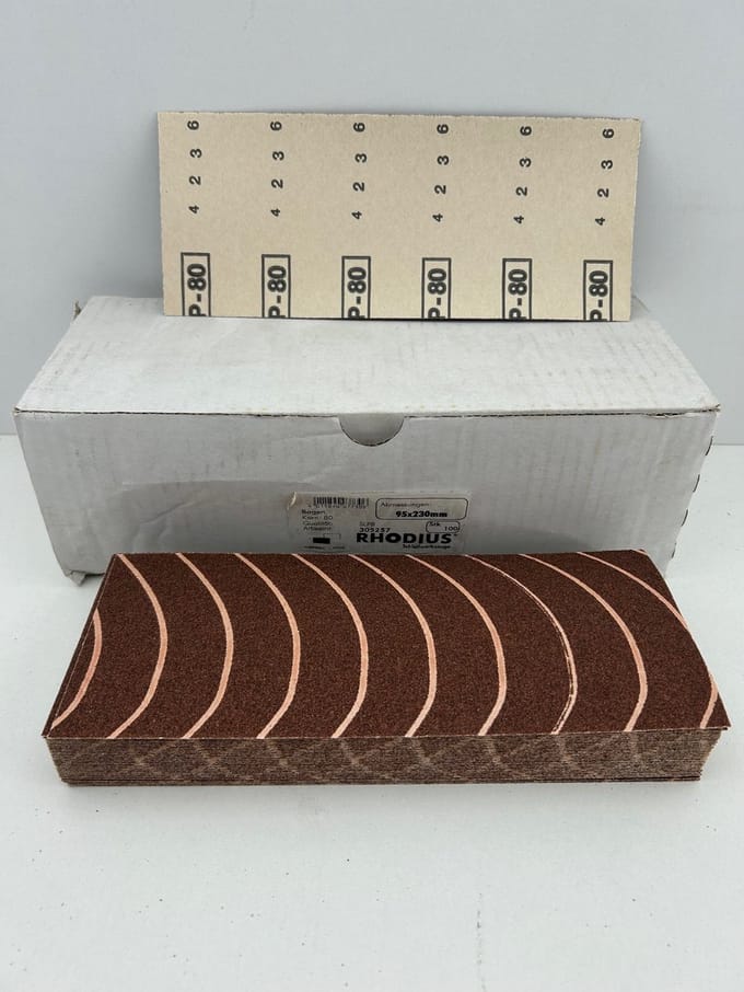 44 Rhodius schuurvellen 95 x 230mm Korrel 80
