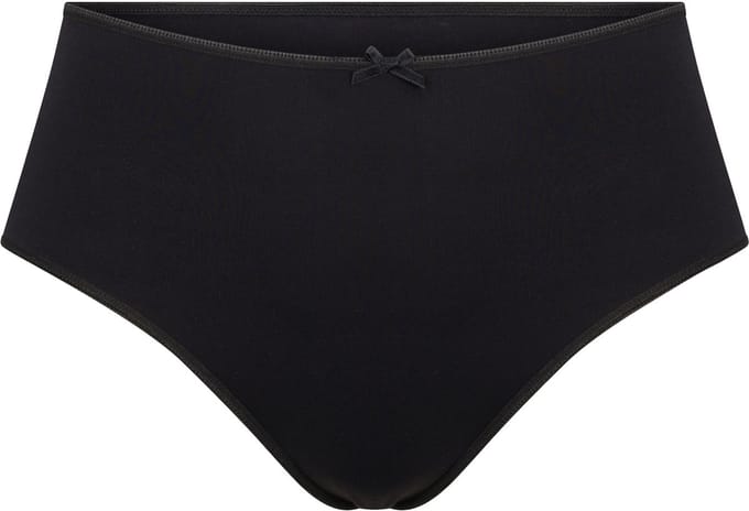 RJ Bodywear - Pure Color - Dames Maxi String - Zwart - M