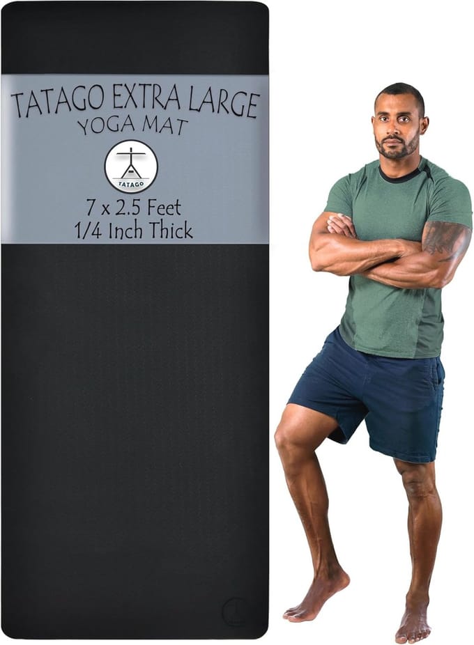 Extra grote yogamat voor optimale training en ontspanning - 84" x 30"