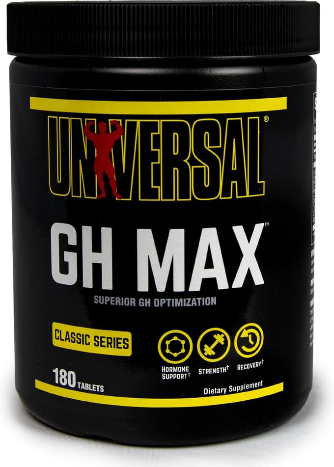 Universal Nutrition GH Max (180 Tabs) Standard - Testosteron Booster - Testo Booster-Complex