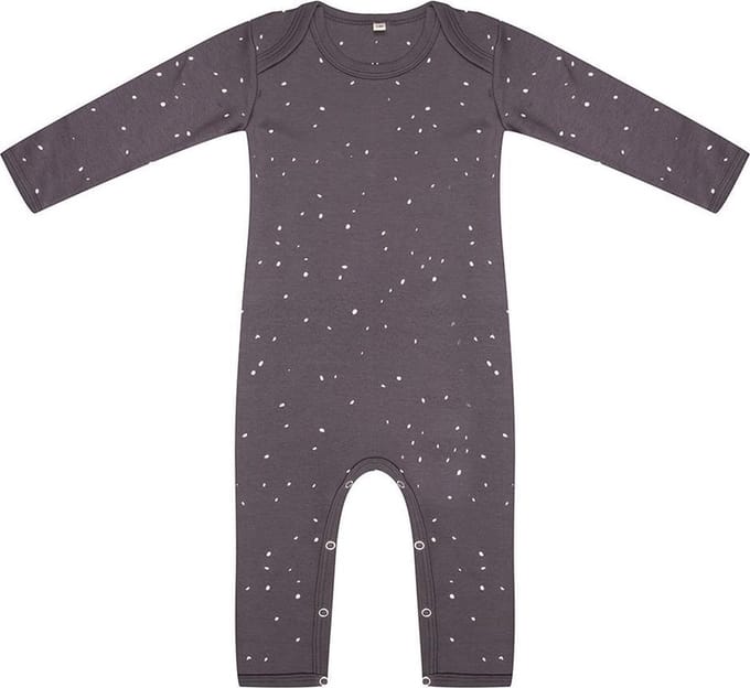 Little Indians Jumpsuit Dots Junior Katoen Grijs/wit Maat 62
