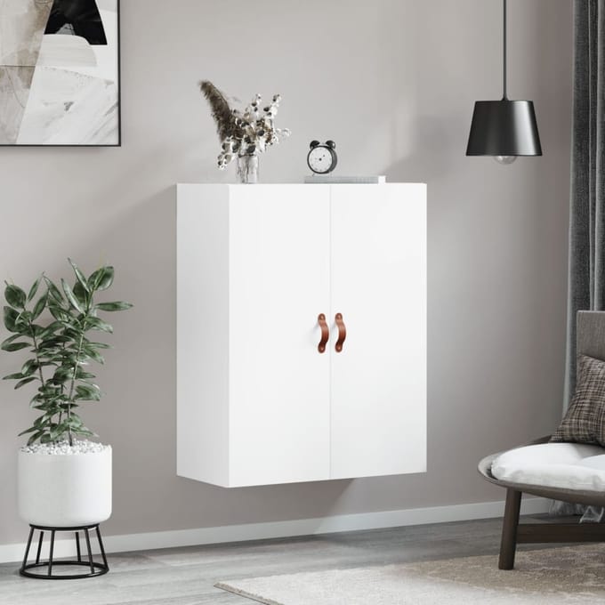 vidaXL - Wandkast - 69,5x34x90 - cm - wit