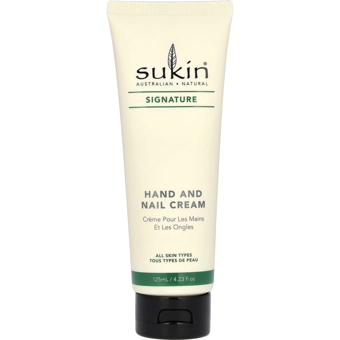 Sukin, Crème pour les mains et les ongles, Parfum Signature, 4,23 fl oz (125ml) white