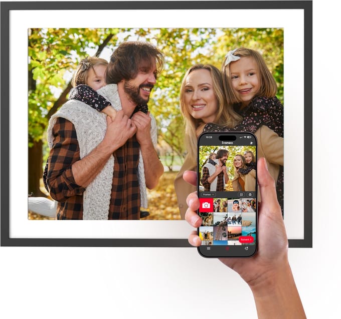 Agfa Frameo Digitale WiFi fotolijst 17 inch, zwart