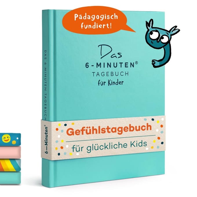 Kinder Dagboek - Positieve Mindset - Emotionele Ontwikkeling - Groeidenken Bevorderen - 6 Minuten Per Dag - Multicolor
