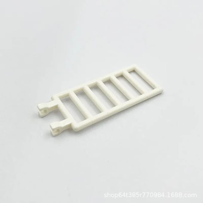 10 pièces Escaliers Compatibles avec 6020 Garde-corps de Construction de Clôture Briques de Construction Assemblées ENFANTS Briques MOC Composants de Rechange jouet blanc
