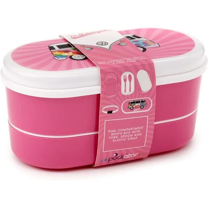 Gelaagde lunchbox - Van Bus Combi VW T1 Summer Love Puckator Bento