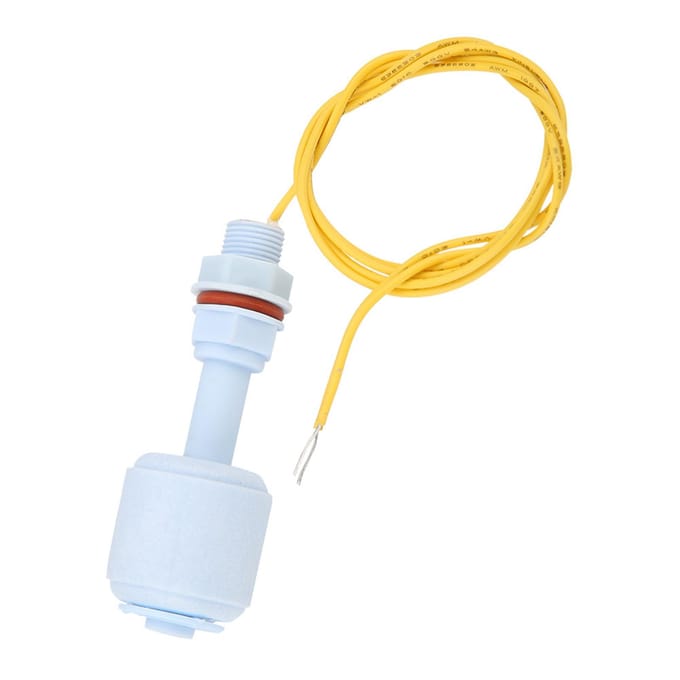 Waterniveausensor Verticale Vlakschakelaar voor Aquarium Pompbesturing Vloeistofregelaar 110V white